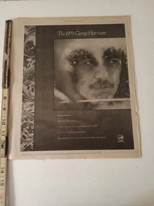 Vintage 1976 George Harrison Newspaper Ad Lot Wings - Picture 1 of 7