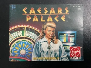 Caesars Palace NES Nintendo solo manuale istruzioni - Foto 1 di 2