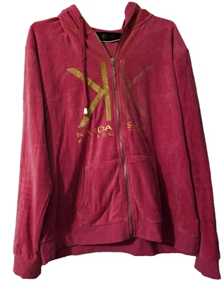 Kardashian Colección Velour Sudadera/Chaqueta aprox Talla 16-18 Foto 1 de 4