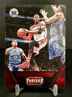 2015-16 帕尼尼线 #92 John Wall Century 精制红色 #/99 — 第 1/2 张图片