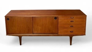 WRIGHTON TEAK AND ROSEWOOD SIDEBOARD DANISH STYLE MID CENTURY RETRO C1960s - Picture 1 of 11