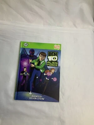 Leap Frog ---BEN 10 ALIEN FORCE ----"Wanted Kevin Levin"---- Libro solo con etiquetas ----- Foto 1 de 3