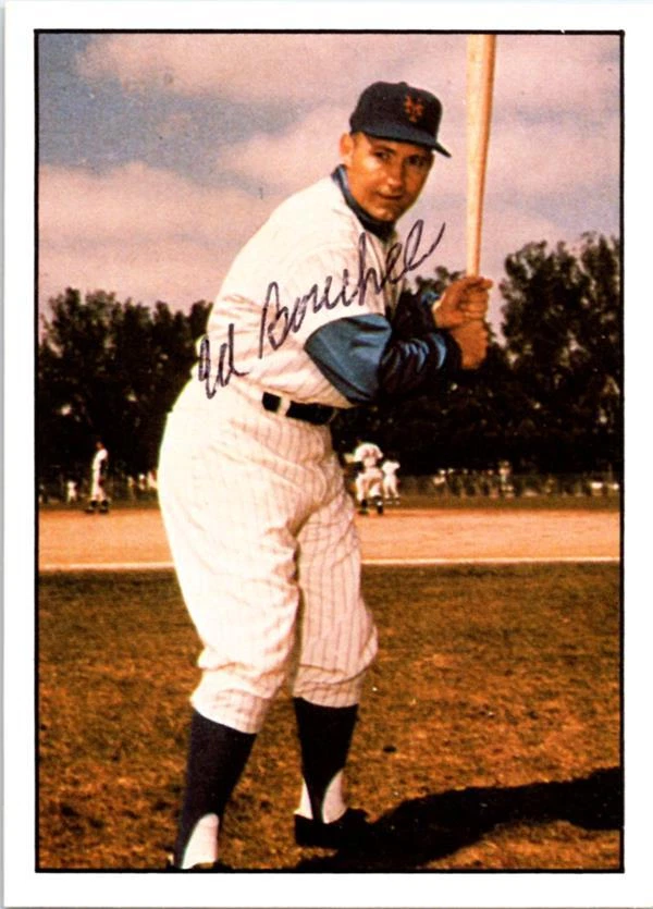 Ed Bouchee autographed baseball card (New York Mets) 1981 TCMA #328 - Image 1 of 1