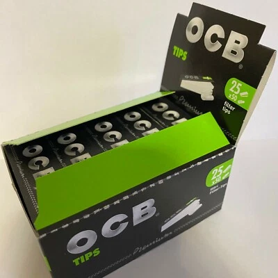 OCB FILTER ROACH TIPS Booklet Card Roach for Rolling Papers Smoking 1 5 10 25 - Image 1 of 2