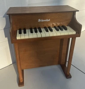 Antique Schoenhut 25-Key Wooden Upright Toy Piano 20” Height Chromatic Tune RARE - Picture 1 of 12