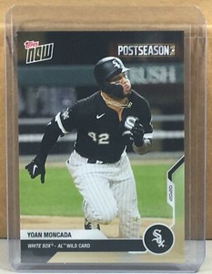 2020 TOPPS NOW POSTSEASON #PS18 YOAN MONCADA CHICAGO WHITE SOX Print Run 1064