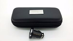 Tasche Etui Softcase für E Shisha Zigarette schwarz + 12 V USB KFZ Ladegerät