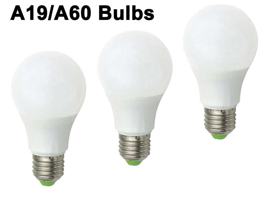 3pcs 60W Equivalent E27 E26 LED 5W A19 A60 12V-24V LED Light Globe Bulb Lamp H - Image 1 of 3