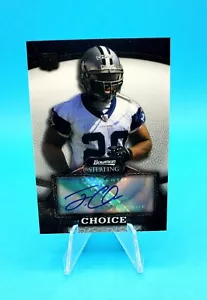 2008 Bowman Sterling Tashard Choice #118 Rookie Auto RC Dallas Cowboys Rookie - Picture 1 of 3