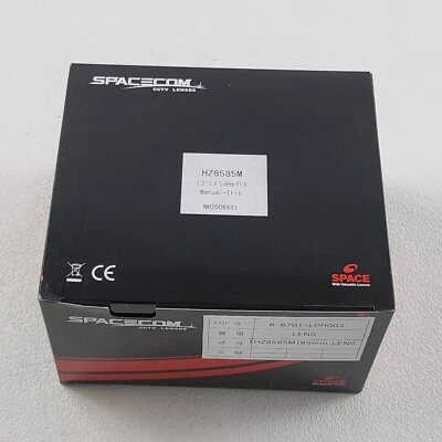 SPACECOM CCTV Lenses. HZ8585M,  1/2" C 8.5 - 85mm f1.6 Manual-Iris, C-Mount - Image 1 of 4
