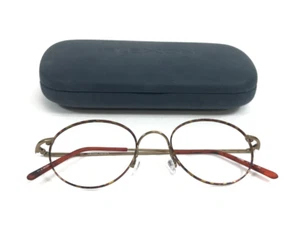 Flexon by Marchon Eyeglasses Frames 623 TORTOISE/BRONZE Round Wire Rim 48-19-140 - Picture 1 of 13