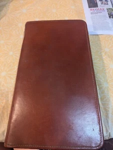 Mens Mid Century Travel Accessories Kit genuine top grain cowhide guarantee Rare - Picture 1 of 7