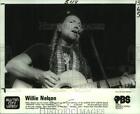 1982 Press Photo Willie Nelson in "Austin City Limits" on PBS Television Network