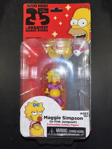 The Simpsons Maggie Simpson Greatest Guest Stars Series 2 NECA Figure *NEW* Cover