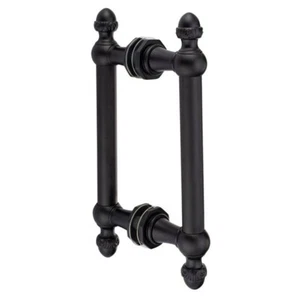 Sonata 6" Back-to-Back Double Sided Pull - Matte Black - Picture 1 of 2