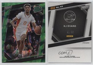 2023 Panini National Convention VIP Gold Pack Green Sparkle Prizm /99 KJ Evans