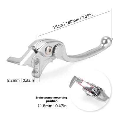 Palanca de freno delantera para Honda CB300F CB300R CBR300R CB400F/X CBR400R CBR500R Foto 1 de 4