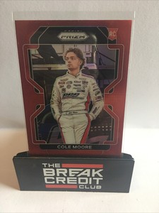 2022 PRIZM NASCAR RACING Red Hologram #29 COLE MOORE RC Rookie 🏁