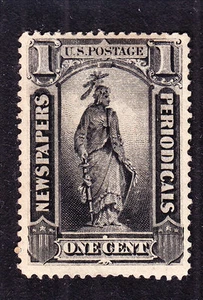 US PR81 1c Newspaper Periodicals Mint VF-XF OG H SCV $95 - Picture 1 of 1