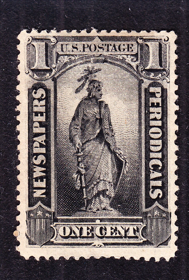 US PR81 1c Newspaper Periodicals Mint VF-XF OG H SCV $95 - Image 1 of 1