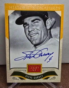 2012 Panini Golden Age STEVE GARVEY Autograph Historic Signatures On Card #47 - Picture 1 of 2