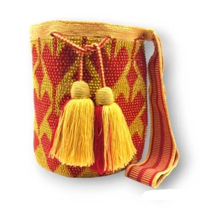 Large colombian wayuu mochila bag-eco friendly- - Picture 1 of 3