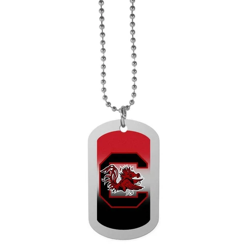 South Carolina Gamecocks 26 Inch Team Dog Tag Necklace [NEW] NCAA Neck Jewelry Cover