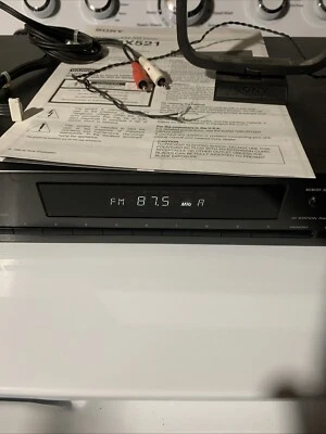 Modelo Sony: ST-JX521 AM/FM Sintonizador Estéreo de Estante-8 Vatios con Manual Sin Control Remoto Foto 1 de 4