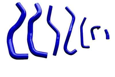 For HONDA ACCORD/ACURA TSX CL7 K20A 02-08BLUE SILICONE RADIATOR &HEATER HOSE KIT Foto 1 de 4