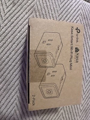 Kasa Smart Wi-Fi Plug Mini: Model HS103P2 Version 5.6: 2 Pack: New - Image 1 of 3