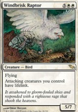 Windbrisk Raptor - Shadowmoor - MP, English MTG Magic FLAT RATE SHIP