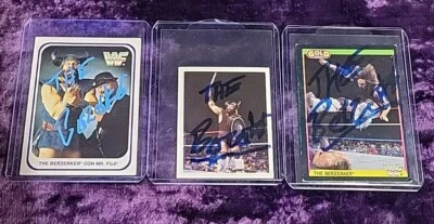 🔥ВЫБЕРИТЕ 1 BERZERKER 1991 1992 MERLIN WWF БОРЬБА С АВТОГРАФОМ НА КАРТЕ - Изображение 1 из 4