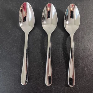 Set Of 3 Oneida AA15 Pattern 18/10 Stainless Steel Teaspoons - Picture 1 of 6