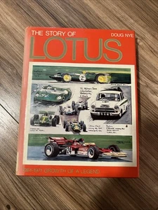 The Story Of Lotus 1972 Nye Doug HC DJ Automobile Cars Book First Edition - Foto 1 di 6