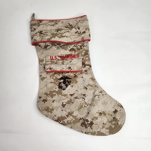 Marine Corps Christmas Stocking Military Camosock Terk Designs - Picture 1 of 7
