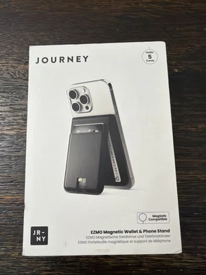 GENUINE JOURNEY EZMO MagSafe Wallet & Phone Stand Black OPEN BOX NEW! - Image 1 of 4