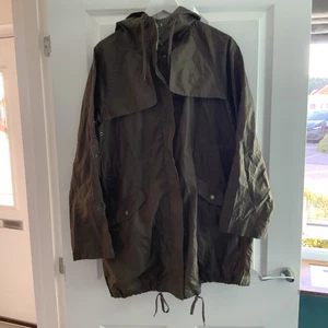 Top Shop Khaki Parka Shower Proof Size 12 Fits Up To UK 16 - Picture 1 of 6