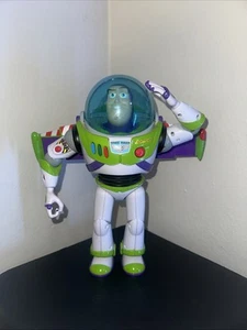 Toy Story Buzz Lightyear Space Ranger Talking 12" w/ Blue Helmet Works! - Picture 1 of 6