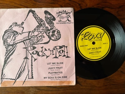 JIMMY PATTON - RUDY GREENE - DERRELL FELTS - ROCK N ROLL EP - UK - 7" ROXY 2 - Image 1 of 2