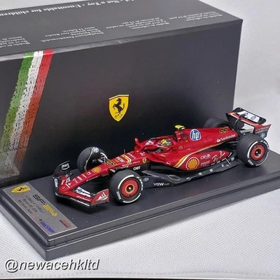 Ferrari SF-24 Monaco GP 2024 Carlos Sainz 4th Place Looksmart 1/43 #LSF1066 - Image 1 of 2
