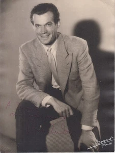 Photo dédicacée de l'acteur Pierre DUDAN (1916-1984) - Studio HARCOURT - Picture 1 of 1