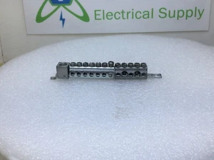 General Electric TM1620 12 Position 4-14 AWG Ground/Neutral Bar - Picture 1 of 8