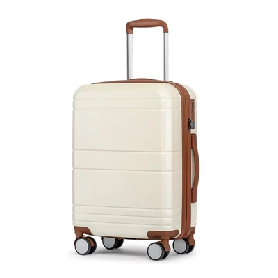 Багаж ручная кладь 22x14x9 одобрен авиакомпанией с замком TSA жесткий футляр ручная кладь S... - Изображение 1 из 4