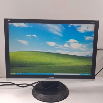 ViewSonic VA2216W 22" Widescreen LCD Monitor with Stand + Power Cable, VGA - Image 1 of 4