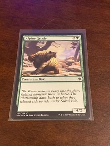 Magic the Gathering Khans of Tarkir Alpine Grizzly - Picture 1 of 2
