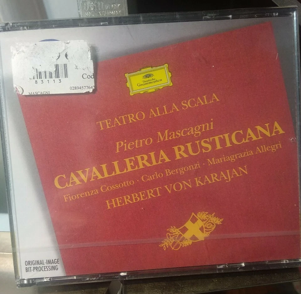 SEALED! MASCAGNI: Cavalleria rusticana - KARAJAN (Gesamtaufnahme DGG) Foto 1 de 3