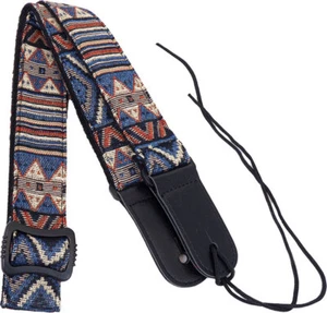 CORREA UKELELE VIKINGA, algodón estampado, fijo con botón (incluido) o corbata - Imagen 1 de 1