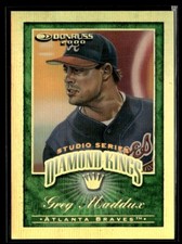2000 Donruss Diamond Kings Greg Maddux Studio Series #'d 32/250 SP  Braves 