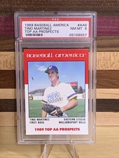 1989 Baseball America Tino Martinez Top Prospects AA PSA 8 NM-Mint Low Pop 10 🔥