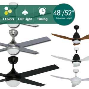 Ceiling Fan with Light and Remote Indoor/Outdoor Ceiling Fans Multiple Styles - Picture 1 of 18